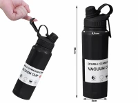 Verk 07388 Termofľaša s držiakom 700 ml, čierna