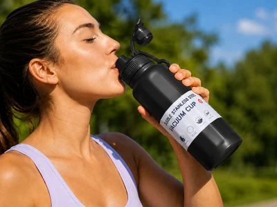 Verk 07388 Termofľaša s držiakom 700 ml, čierna