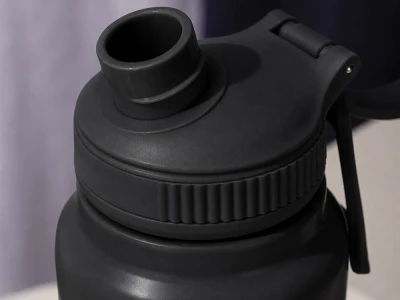 Verk 07388 Termofľaša s držiakom 700 ml, čierna