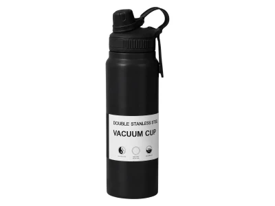 Verk 07388 Termofľaša s držiakom 700 ml, čierna