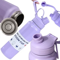 Verk 07388 Termofľaša s držiakom 700 ml, fialová