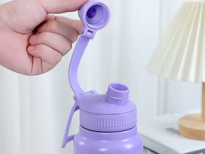 Verk 07388 Termofľaša s držiakom 700 ml, fialová