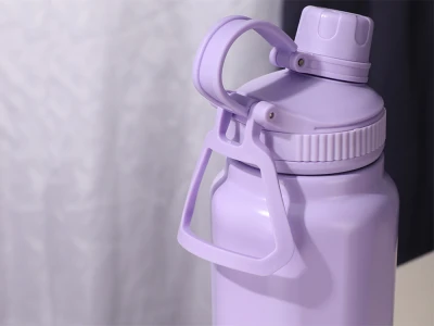 Verk 07388 Termofľaša s držiakom 700 ml, fialová