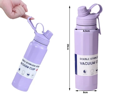 Verk 07388 Termofľaša s držiakom 700 ml, fialová