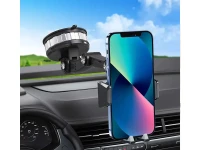 Verk 10131 Univerzální držák telefonu do auta na čelní sklo 360°, černý