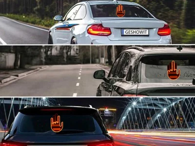 Verk 10154 Signalizátor gest do auta - ruka, 203 LED, diaľkové ovládanie