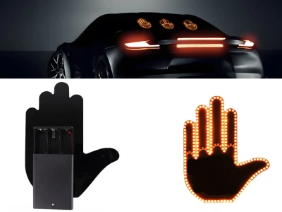 Verk 10154 Signalizátor gest do auta - ruka, 203 LED, diaľkové ovládanie
