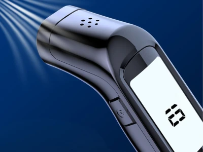 Verk 27526 Bezkontaktní digitální alkohol tester s USB nabíjením, černý