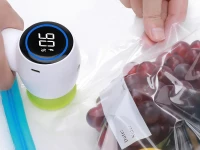 Verk 27539 Přenosná vakuovací pumpa na uchovávání potravin, USB, 4 sáčky
