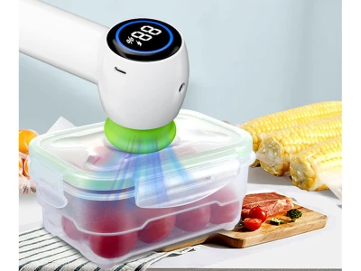 Verk 27539 Přenosná vakuovací pumpa na uchovávání potravin, USB, 4 sáčky