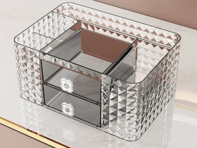 Verk 27644 Organizér na kosmetiku a šperky se zásuvkami 21 x 10 cm