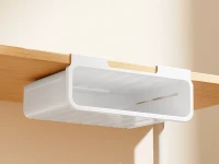Verk 27655 Výsuvný organizér pod desku stolu 32,5 x 8,5 x 23 cm, bílá