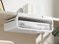 Verk 27655 Výsuvný organizér pod desku stolu 32,5 x 8,5 x 23 cm, bílá