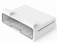 Verk 27655 Výsuvný organizér pod desku stolu 32,5 x 8,5 x 23 cm, bílá