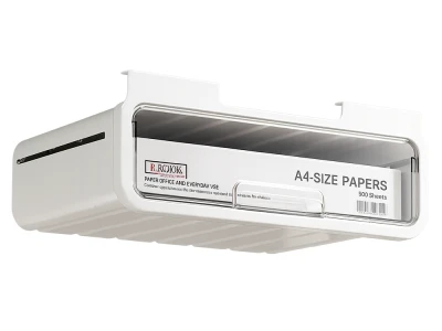 Verk 27655 Výsuvný organizér pod desku stolu 32,5 x 8,5 x 23 cm, bílá