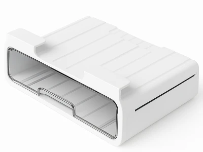 Verk 27655 Výsuvný organizér pod desku stolu 32,5 x 8,5 x 23 cm, bílá