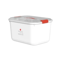 Verk 27660 Organizér na léky s bezpečnostním uzávěrem 37 x 27 x 21,5 cm, bílý