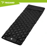 Trizand 27682 Samonafukovacia matrac s integrovanou pumpou 190 x 60 cm, čierna