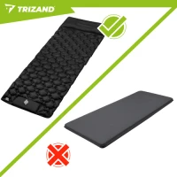 Trizand 27682 Samonafukovacia matrac s integrovanou pumpou 190 x 60 cm, čierna