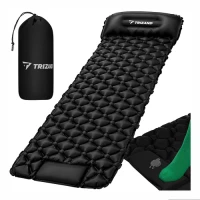 Trizand 27682 Samonafukovacia matrac s integrovanou pumpou 190 x 60 cm, čierna