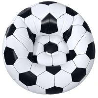 Verk 27758 Nafukovacie kreslo v tvare futbalovej lopty 60 x 95 cm, čierno-biele