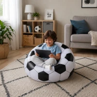 Verk 27758 Nafukovacie kreslo v tvare futbalovej lopty 60 x 95 cm, čierno-biele