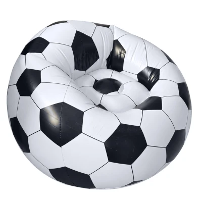 Verk 27758 Nafukovacie kreslo v tvare futbalovej lopty 60 x 95 cm, čierno-biele