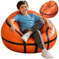 Verk 27759 Nafukovací křeslo ve tvaru basketbalového míče 60 x 95 cm, oranžový