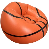Verk 27759 Nafukovací křeslo ve tvaru basketbalového míče 60 x 95 cm, oranžový