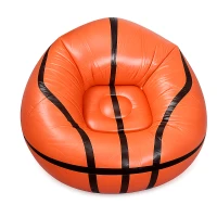 Verk 27759 Nafukovací křeslo ve tvaru basketbalového míče 60 x 95 cm, oranžový
