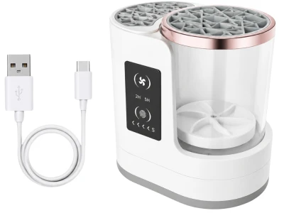 Verk 27760 Elektrický čistič štětců na make-up, 6 W, USB-C, bílý