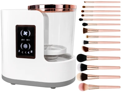 Verk 27760 Elektrický čistič štětců na make-up, 6 W, USB-C, bílý