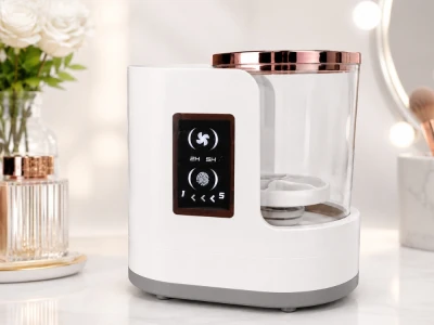 Verk 27760 Elektrický čistič štětců na make-up, 6 W, USB-C, bílý