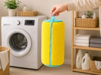Verk 27763 Ochranný vak na praní obuvi z mikrovlákna 39 x 19 cm, žlutý