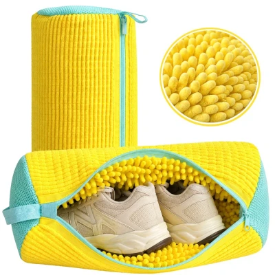 Verk 27763 Ochranný vak na praní obuvi z mikrovlákna 39 x 19 cm, žlutý