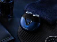 Verk 27803 Mini elektrický holicí strojek s LED displejem, USB‑C, modrý