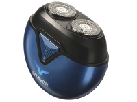 Verk 27803 Mini elektrický holicí strojek s LED displejem, USB‑C, modrý