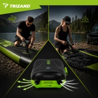 Trizand 27838 Elektrická pumpa na SUP s LCD displejom, 20 PSI, 4000 mAh