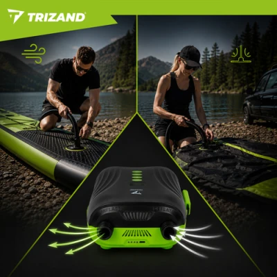Trizand 27838 Elektrická pumpa na SUP s LCD displejom, 20 PSI, 4000 mAh