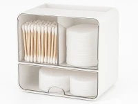 Verk 27668 Nástenný kozmetický organizér 17 x 16 x 11 cm, biely