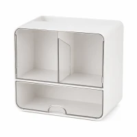 Verk 27668 Nástěnný kosmetický organizér 17 x 16 x11 cm, bílý