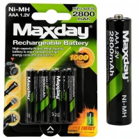 Verk 02045 Nabíjecí baterie AAA R3, Ni-MH 1,2 V, 2800 mAh, 4 ks