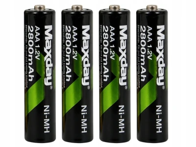 Verk 02045 Nabíjecí baterie AAA R3, Ni-MH 1,2 V, 2800 mAh, 4 ks