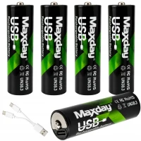 Verk 02046 Nabíjateľné batérie AA Li-Ion 1,5 V, 2200 mWh, 4 ks, USB-C