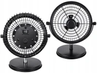 Verk 16043 Stolní USB ventilátor 4 W, 22 cm, černý