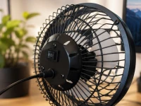 Verk 16043 Stolní USB ventilátor 4 W, 22 cm, černý