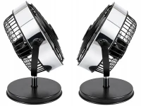 Verk 16043 Stolní USB ventilátor 4 W, 22 cm, černý