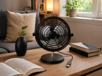 Verk 16043 Stolní USB ventilátor 4 W, 22 cm, černý