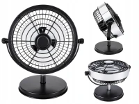Verk 16043 Stolní USB ventilátor 4 W, 22 cm, černý