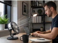 Verk 16043 Stolní USB ventilátor 4 W, 22 cm, černý
